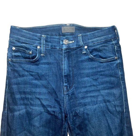 Mother Women's High Waisted Looker Ankle Fray Jeans In Tongue and Chic Size 25 - Picture 5 of 13